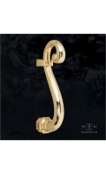 Sundance door knocker - polished brass - Custom Door Hardware