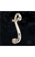 Sundance door knocker - polished bnickel - Custom Door Hardware