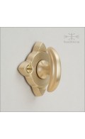 Telluride keytop turnpiece slim w/ rose 29mm - satin brass - Custom Door Hardware