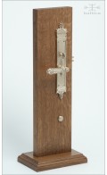 Anastasia backplate P & lever - polished brass - Custom Door Hardware2