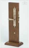 Anastasia backplate P & lever - polished brass - Custom Door Hardware1