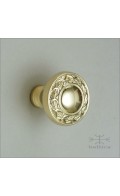 Anastasia cabinet knob, round | polished brass | Custom Door Hardware 