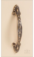 Anastasia cabinet pull I, c-c 4 inch - antique bronze - Custom Door Hardware