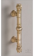 Anastasia cabinet pull II, c-c 3 inch - satin bronze - Custom Door Hardware