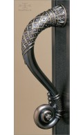 Anastasia door pull | Custom Door Hardware | antique bronze