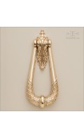 Anastasia door knocker - polished bronze - Custom Door Hardware2 