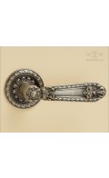 Anastasia lever & rose 60mm - antique nickel - Custom Door Hardware