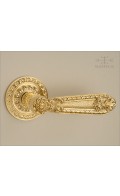 Anastasia lever & rose 60mm - polished brass - Custom Door Hardware
