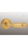 Anastasia lever & rose 60mm - polished gold plated - Custom Door Hardware