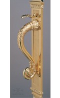 Anastasia thumblatch - polished brass - Custom Door Hardware2