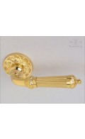 Augustus lever & rose 50 mm - polished brass - Custom Door Hardware