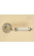 Augustus lever & rose 50 mm - polished nickel - Custom Door Hardware2