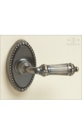Augustus petite lever & Eastwell Manor rose W | antique bronze | Custom Door Hardware 