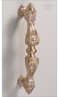 Aurelia cabinet pull II, c-c 6 inch | satin bronze | Custom Door Hardware 
