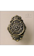 Aurelia cylinder collar - antique brass - Custom Door Hardware