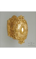Aurelia door knob & rose 71mm | gold plated | Custom Door Hardware