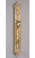 Aurelia thumblatch | polished bronze | Custom Door Hardware