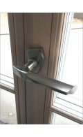 Briede lever & rose W - project photo - Custom Door Hardware1