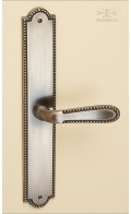 Cranwell backplate & lever - antique bronze - Custom Door Hardware