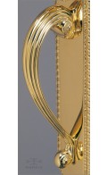 Cranwell door pull | Custom Door Hardware | polished brass