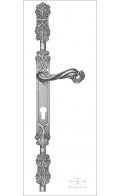 Dalia cremone bolt II - w/ keyhole - Custom Door Hardware