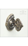 Dalia keytop turnpiece w/ rose | antique brass | Custom Door Hardware