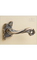 Dalia lever & rose 91mm - antique bronze - Custom Door Hardware