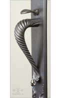 Davide Como thumblatch w/ Twist pull | antique bronze | Custom Door Hardware 3