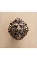 Davide cabinet knob, Lion | antique bronze | Custom Door Hardware2