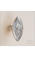 Davide cabinet knob - polished nickel - Custom Door Hardware
