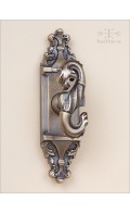 Davide crosshandle & rose W - antique bronze - Custom Door Hardware