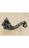 Davide  Leaf lever & Leaf I rose  | antique bronze | Custom Door Hardware 
