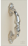 Davide lion cabinet pull c-c 3 inch - polished nickel - Custom Door Hardware