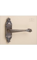 Davide Twist lever & rose W - antique bronze - Custom Door Hardware2