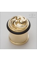 Door stop Nr.11 - polished brass - Custom Door Hardware2