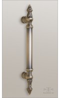 Gabriel cabinet pull D1 c-c 5 inch - antique brass - Custom Door Hardware