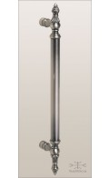 Gabriel door pull D1, 40.6cm - antique nickel - Custom Door Hardware 
