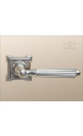 Gabriel lever & rose 52mm - satin nickel - Custom Door Hardware2
