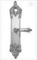 Ilyria backplate 40.6cm & lever | Custom Door Hardware 