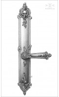 Ilyria backplate A, 39cm & lever | Custom Door Hardware