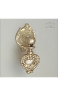 Ilyria turnpiece small, hinged w/ rose | satin bronze | Custom Door Hardware