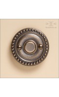 Laureatas bell button - antique bronze - Custom Door Hardware
