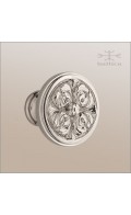 Manifesto cabinet knob, round - polished nickel - Custom Door Hardware