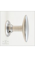 Riverwind door knob_custom shank - satin nickel - Custom Door Hardware