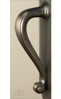 Riverwind door pull 225mm - antique bronze -Custom Door Hardware 