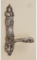 Simona backplate B & lever - antique brass - Custom Door Hardware