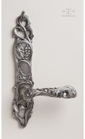Simona backplate B & lever - antique nickel - Custom Door Hardware