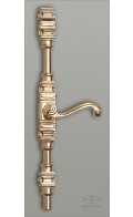 Sundance cremone bolt - polished bronze - Custom Door Hardware