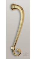 Sundance door pull K, c-c 11 inch - polished brass - Custom Door Hardware