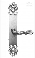 Telluride backplate 26cm & lever | Custom Door Hardware 